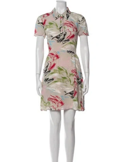 Pre-owned Missoni Silk Mini Dress In Multi