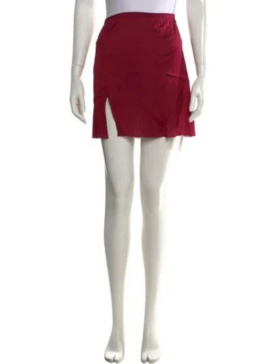 Pre-owned Missoni Silk Mini Skirt In Pink