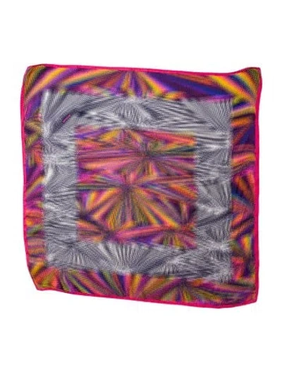 Pre-owned Missoni Silk Printed Dickey In Black