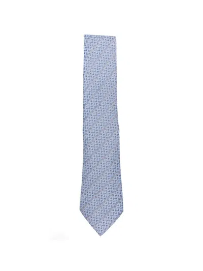 Missoni Patterned Tie In Blue