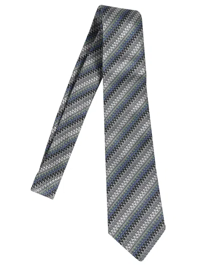 Missoni Silk Tie In Green