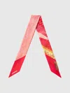 Missoni Silk Zigzag Bandeau Scarf With Logo