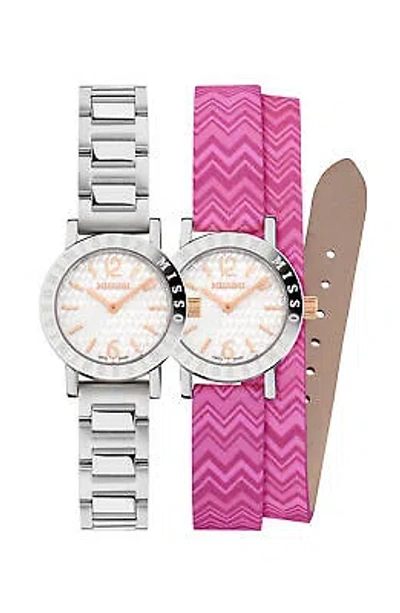 Pre-owned Missoni Silver Womens Analogue Watch Estate Mwgy00623