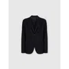Missoni Single-breasted Jacket With Zigzag Pattern In Black