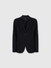 Missoni Single-breasted Jacket With Zigzag Pattern In Black