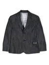 Missoni Single-breasted Mélange Blazer In Blue