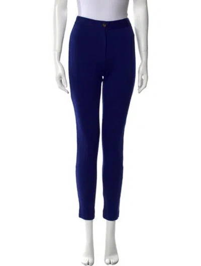 Pre-owned Missoni Skinny Leg Pants In Blue
