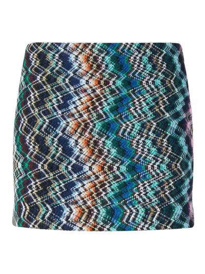 MISSONI FALDA SEMILARGA - NEGRO