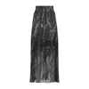 Missoni Patterned-jacquard Metallic-knit Midi Skirt In Gray