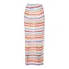 Missoni Midi Knee Length Skirt Drawstring Elastic Waistband In Multi
