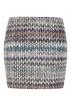 Missoni Zigzag Sequin Mini Skirt In Multicolor