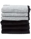 Missoni Skunk Ospite Unita Hand Towel In Black