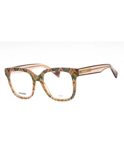 Missoni Sleek Rectangular Eyeglasses For Women In Brown