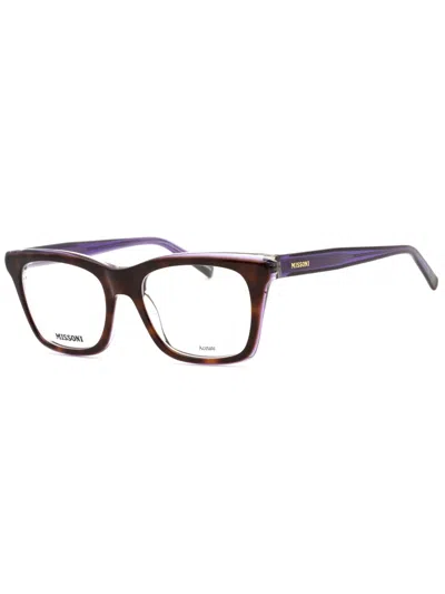 Missoni Sleek Rectangular Women's Eyeglasses In Neutral