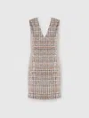 Missoni Caperdoni Viscose And Wool Mini Dress In Multicoloured
