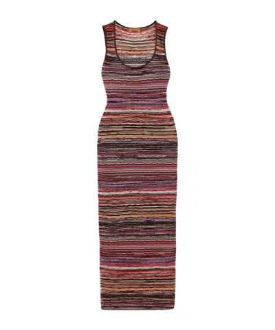 Missoni Sleeveless Dress In Multi