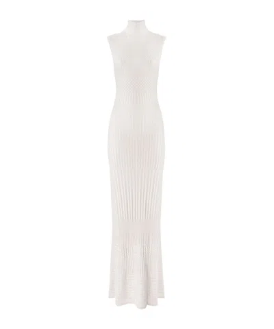 Missoni Sequin-embellished Ribbed Dress In White