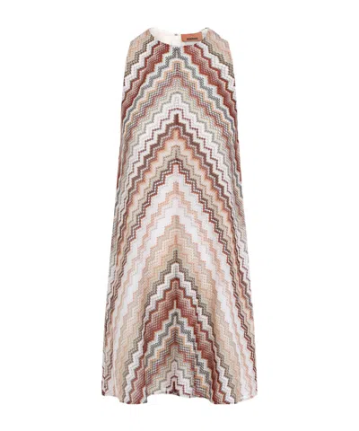 Missoni Sleeveless Dress In Multicolour