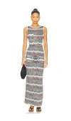 Missoni Sleeveless Long Dress In White