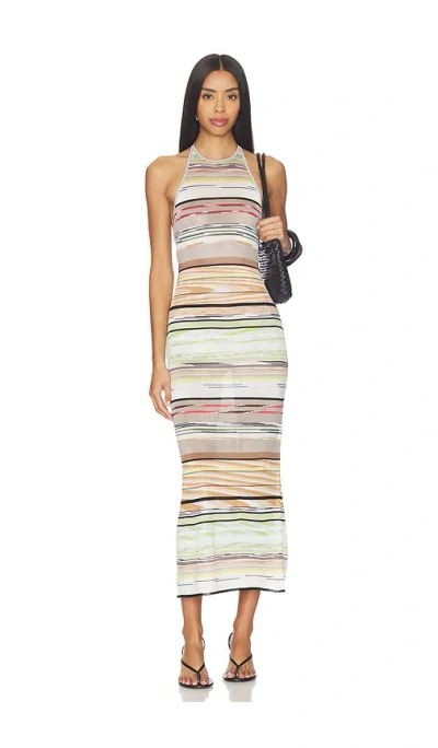 Missoni Sleeveless Long Dress In Multi
