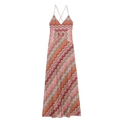 Missoni Sleeveless Maxi Dress In Multi