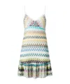 Missoni Women's Rayon Blend Dresses | Size It 44 | Ds25sg3ubr0133s507h In Multi-color
