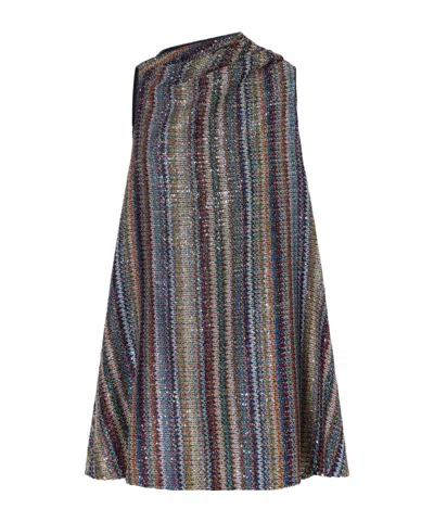 Missoni Sleeveless Mini Skirt In Multi