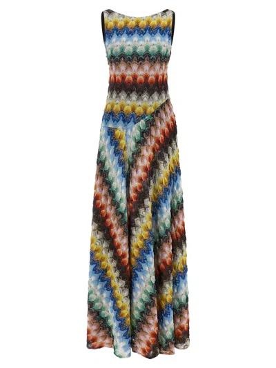Missoni Multicolor Sleeveless Long Dress