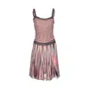 Missoni Sequin Metallic Stripe Slipdress In Multi