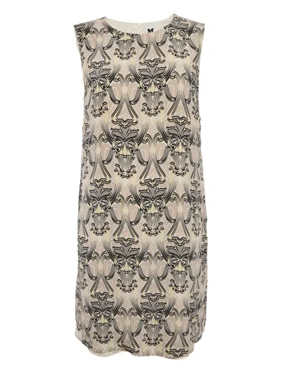 Pre-owned Missoni Sleeveless Silk Dress In Neutral