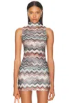 Missoni Sleeveless Mini Dress In Multi