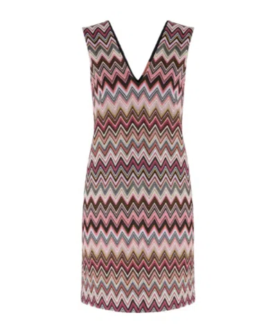MISSONI ZIGZAG-PATTERN MINI DRESS