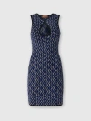 Missoni Zigzag Sequinned Mini Dress In Black