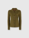 Missoni Slim Shirt With Zigzag Pattern In Green