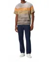Missoni Slub Cotton Jersey T-shirt In Multicolor In Gray
