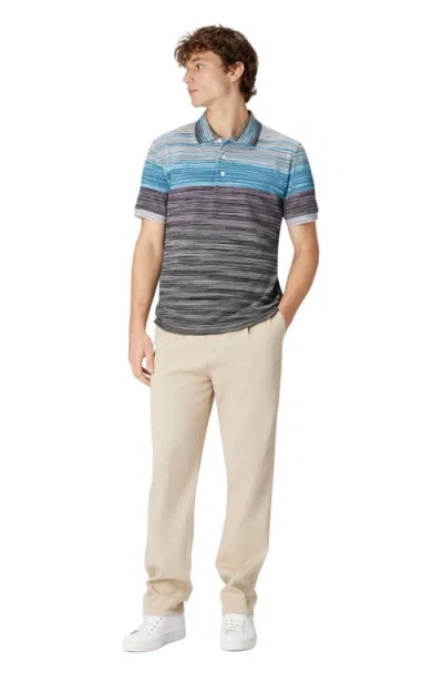 Missoni Cotton Tie-dye T-shirt Gradient Pattern In Blue