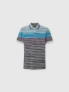 Missoni Slub Cotton Piqué Polo Shirt In Multicoloured