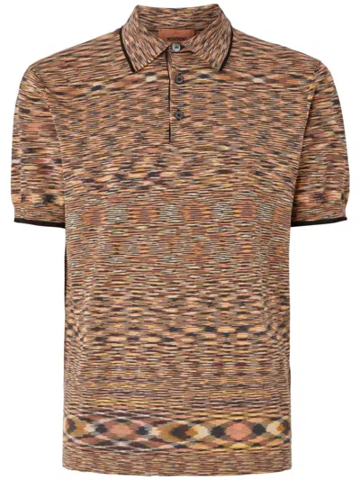 MISSONI SLUB COTTON POLO SHIRT