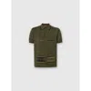 Missoni Cotton-blend Polo Shirt In Green