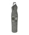 Missoni Slub-knit Maxi Dress In Gray