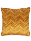 Missoni Small Layers Inlay Zigzag Cushion In Gold
