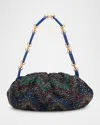 Missoni Small Sequin Chevron Pouch Shoulder Bag In Multi