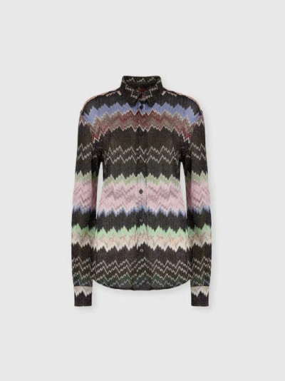 Missoni Snake-pattern Shirt In Multi