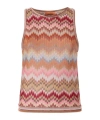 Missoni Snake-pattern Viscose Sleeveless Top In Multi