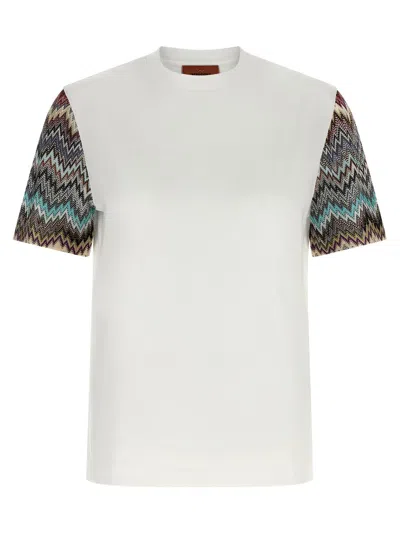 MISSONI MISSONI SNAKE SLEEVE T-SHIRT