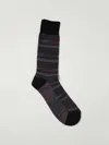 Missoni Zig-zag Patterned Socks In Gray