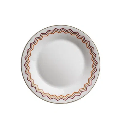 Missoni Soup Plates Iconic Set Of 2 Diam. 8.5 In In White