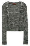 Missoni Space Dye Metallic Stripe Sequin Cardigan In Metallic
