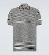 MISSONI SPACE-DYED COTTON POLO SHIRT