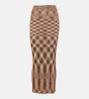 Missoni Space-dyed High-rise Knit Maxi Skirt In Multicoloured
